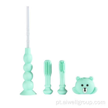 Baby Silicone Toothbrush Infant Reconborn Boca limpa